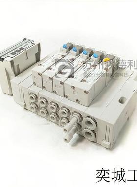 二手SMC电磁阀组EX122-SMJ1/SY5140-5FUE(3片)/SY5245-5FUE(1片