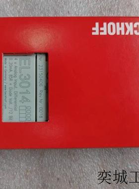 德国BECKHOFF模块EL3014全新原装正品实物拍摄拍前议价