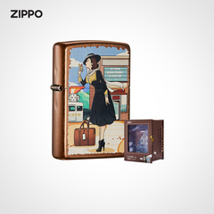 Zippo打火机Zippo官方旗舰店Windy风中女郎永恒缪斯礼物男友