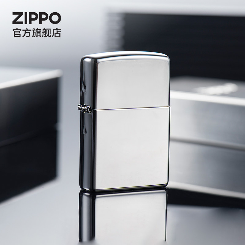 Zippo官方旗舰店之宝正品镜面镀铬防风煤油打火机送男生生日礼物