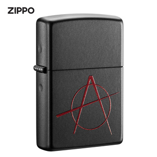 ZIPPO防风煤油打火机正版 美国原装 红黑打火机Zippo20842礼物