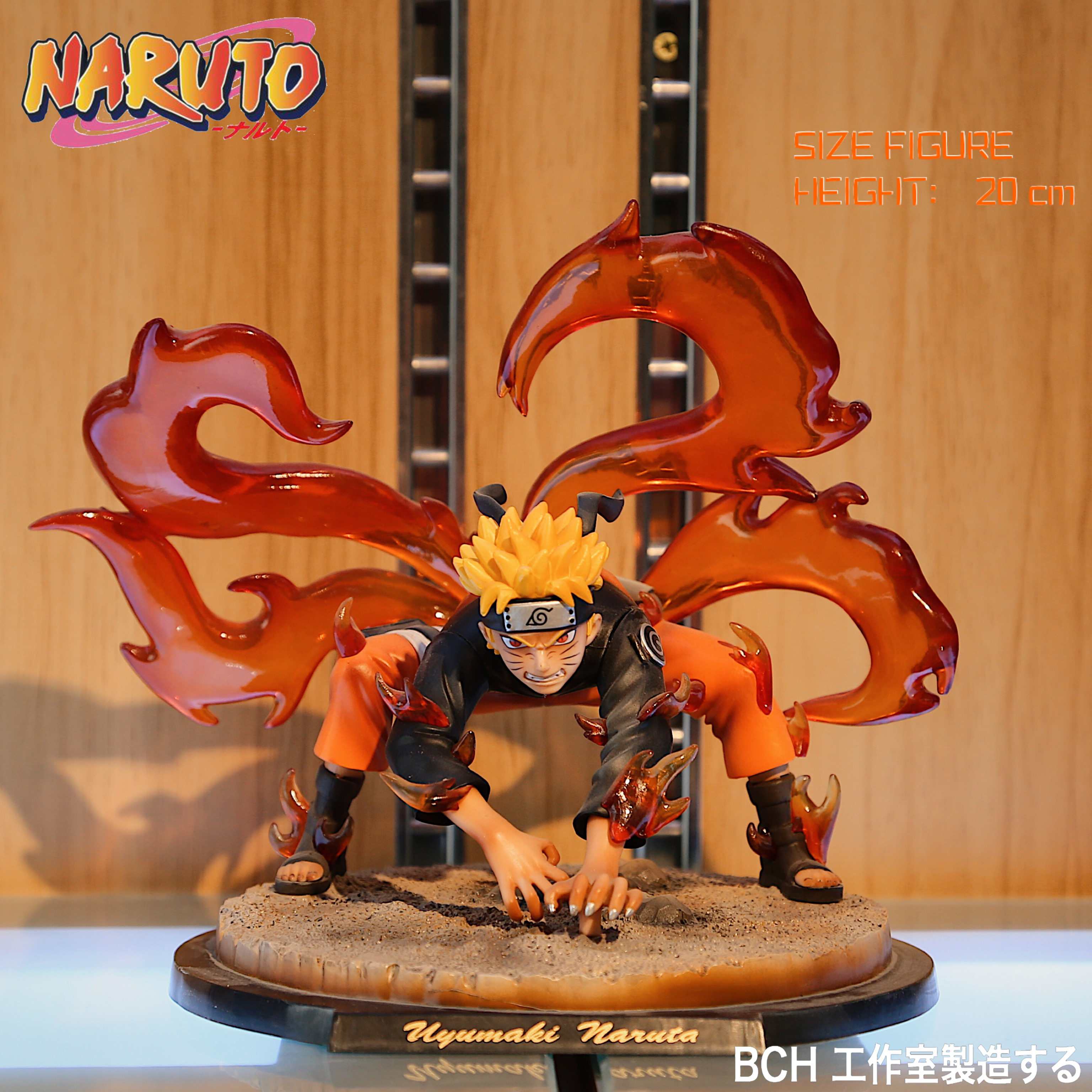 火影忍者九尾妖狐鸣人手办 仙人模式 gk模型摆件雕像生日礼物男女