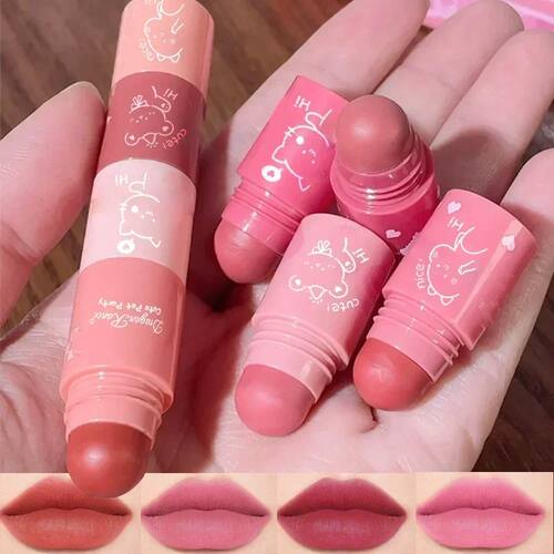 4 in 1 Cute Matte Lipstick Crayon Kit Combo Purple Lip Tint
