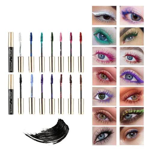 Color Mascara 14 Thick Curl Waterproof Non-smudding Natural
