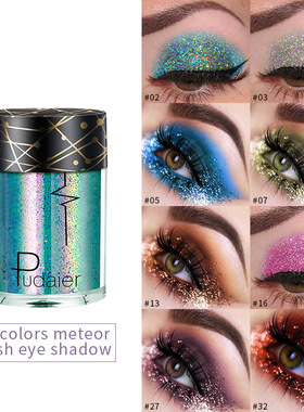 Monochrome Eyeshadow Glitter Sequin Mermaid Easily Pearlesce