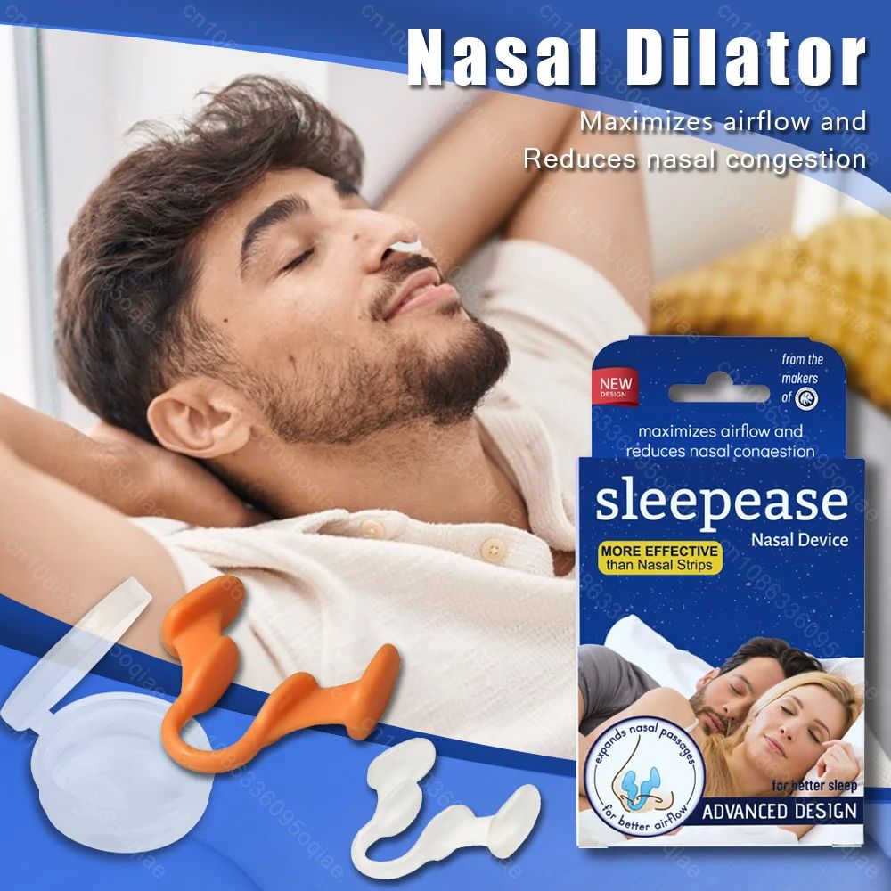 Anti Snore Nasal Dilator Stop Snoring Silicone Nose Clip Spo