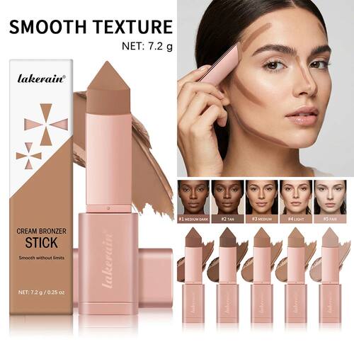 Cream Bronzer Stick and Contour Stick Bronzing Contouring In