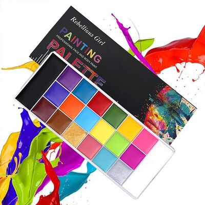20 Colors Face Body Oil Painting Paint Pigment Non Toxic Saf