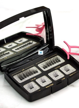 Magnetic Eyeashes Handmade Natural False Eyelash with custom