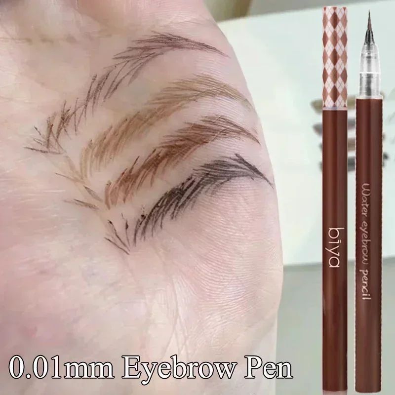Waterproof Liquid Eyebrow Pencil 0.01mm Ultra Fine Sweat-pro