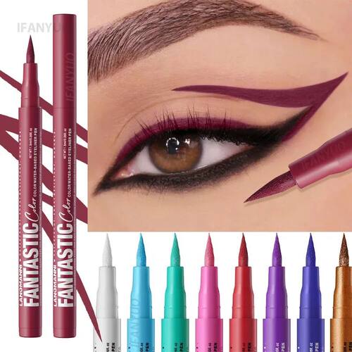Red Wine Black Waterproof Eyeliner Pencil Untra-fine Liquid