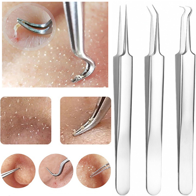 Stainless Steel Acne Clip Acne Needle Blackhead Removal Clip