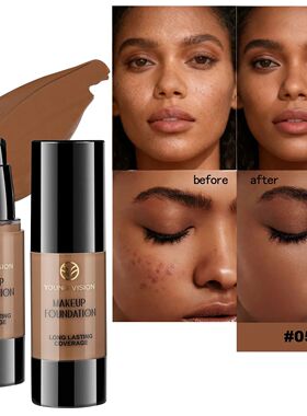 Long-Lasting Waterproof Liquid Foundation with Oil Control &
