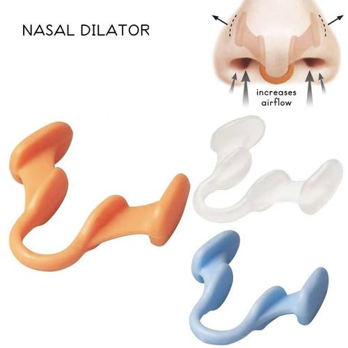 Anti Snore Nasal Dilator Stop Snoring Silicone Nose Clip Spo