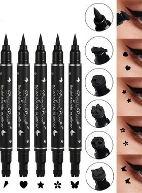Butterfly Seal Eyeliner Pen 2 IN 1 Star Moon Stamp Long-Last