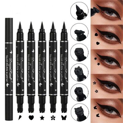 Butterfly Seal Eyeliner Pen 2 IN 1 Star Moon Stamp Long-Last
