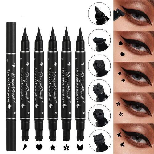 Butterfly Seal Eyeliner Pen 2 IN 1 Star Moon Stamp Long-Last