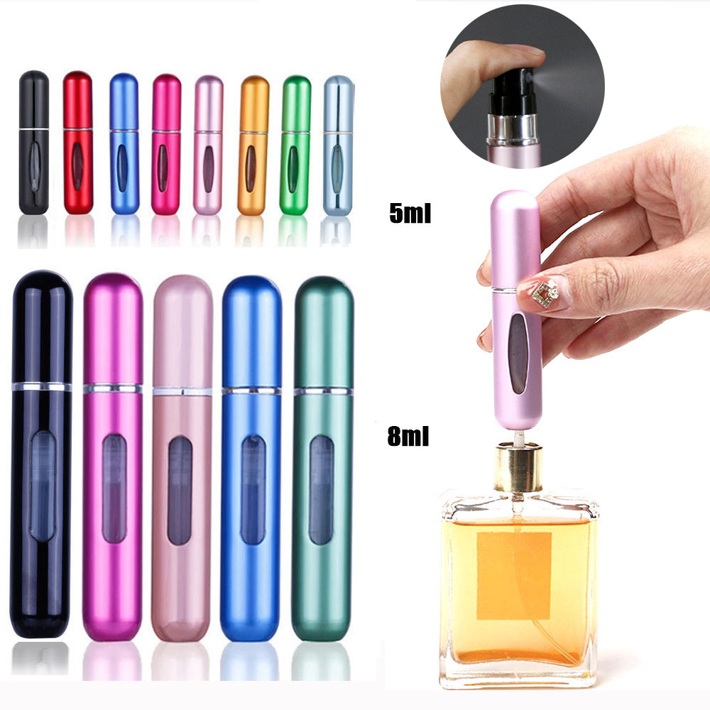 5ml 8ml Portable Mini Refillable Perfume Bottle With Spray