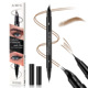 Eyeliner Sweat Two Eyebrow Double Waterproof Fork Pencil pro
