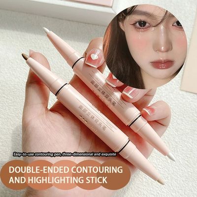 Facial Stereo 2 In 1 Dual Head Pen Deepens Contour Lines To