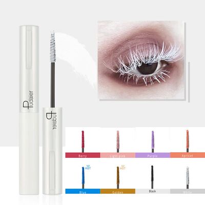 Fashion White Mascara Makeup 4D Silky Natural Long Lash Masc