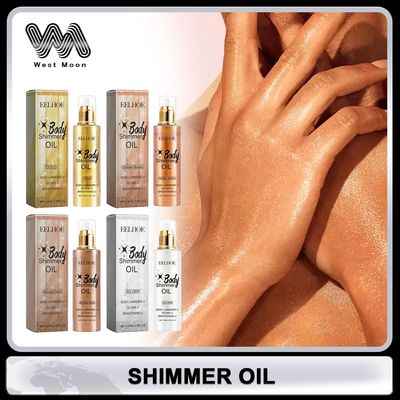 Body Oil with Shimmer Brighten Glitter Face Contour Highligh