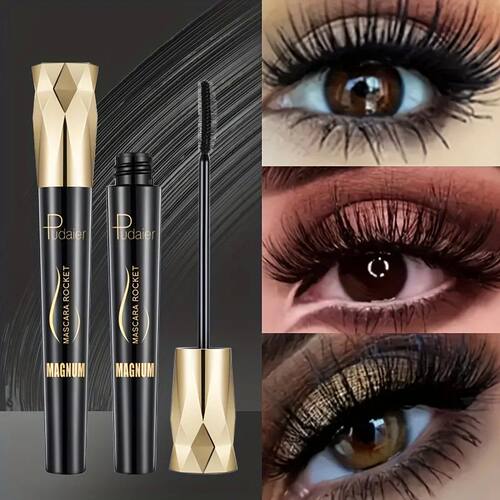 1pc Fiber Lash Mascara - Waterproof, Smudge-Proof, Long-Last