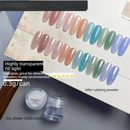 New Nail Mirror Bright Plating Aurora Chrome Powder for Nail