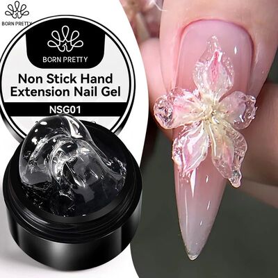 15ml Clear Non Stick Hand Extension Gel Nail Polish for 3D S