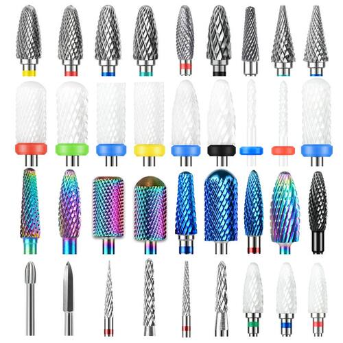 67 Styles Carbide Nail Drill Bits Rotate Electric Ceramic Mi