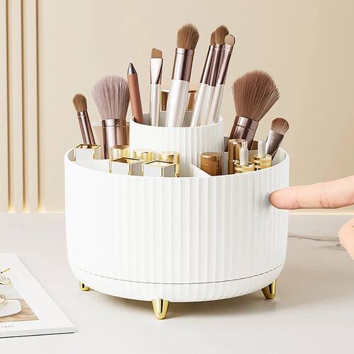 360 Rotating Makeup Desktop Cosmetic Storage Box Organizer L