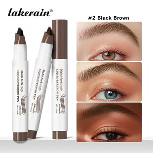 Multi-Fork Fluffy Liquid Eyebrow Pen waterproof Long Lasting