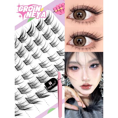 DIY Lashes Natural Eyelash extension Cluster Lashes Volume M