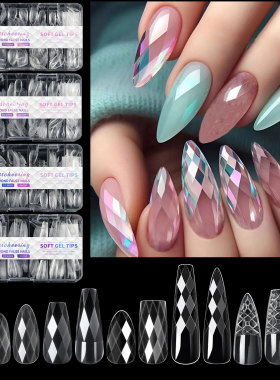 Large Size 75/150Pcs Dual Nail Forms for Poly Extension Gel