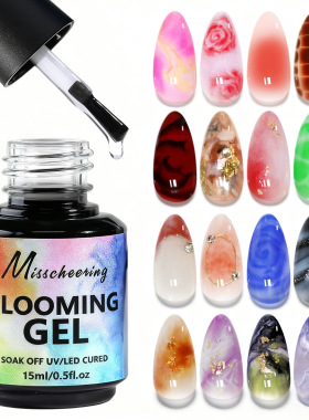 15ml Nail Blooming Gel, Blossom Spreading Effect Functional
