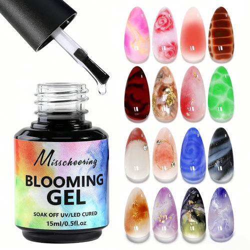 15ml Nail Blooming Gel, Blossom Spreading Effect Functional