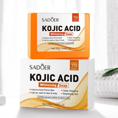 Kojic Acid Facial Soap Face Wash Foam Facial Cleanser Moistu