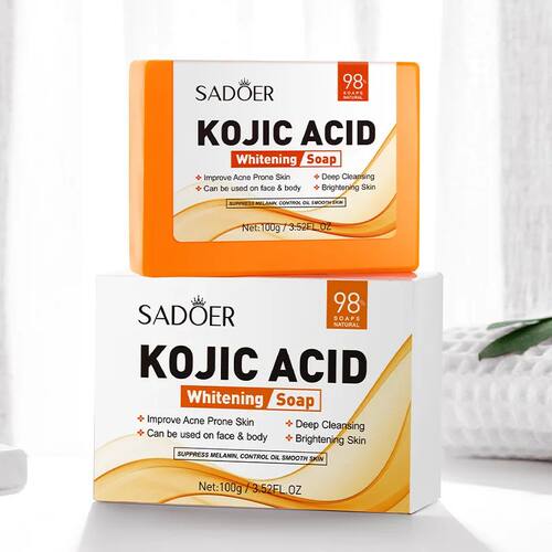 Kojic Acid Facial Soap Face Wash Foam Facial Cleanser Moistu