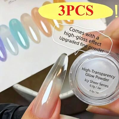 New Nail Mirror Bright Plating Aurora Chrome Powder for Nail