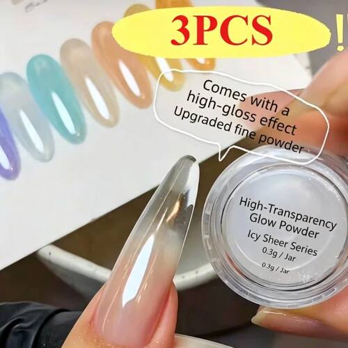 New Nail Mirror Bright Plating Aurora Chrome Powder for Nail