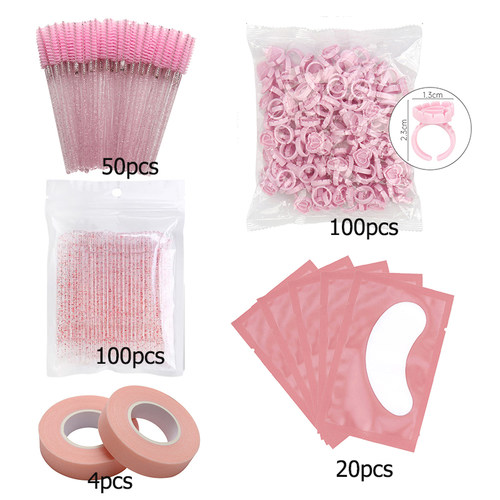 Eyelash Extension Set Kit Micro Lash Mascara Wand Tape Glue