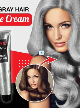 Gray Hair Dye Cream Hair Color Wax Hair Gream Unisex Smoky