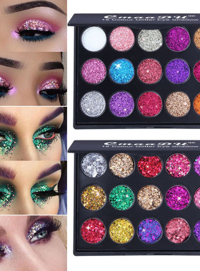 15 Color Glit Eye Shadow Pallete Pigment Eye Makeup Palette
