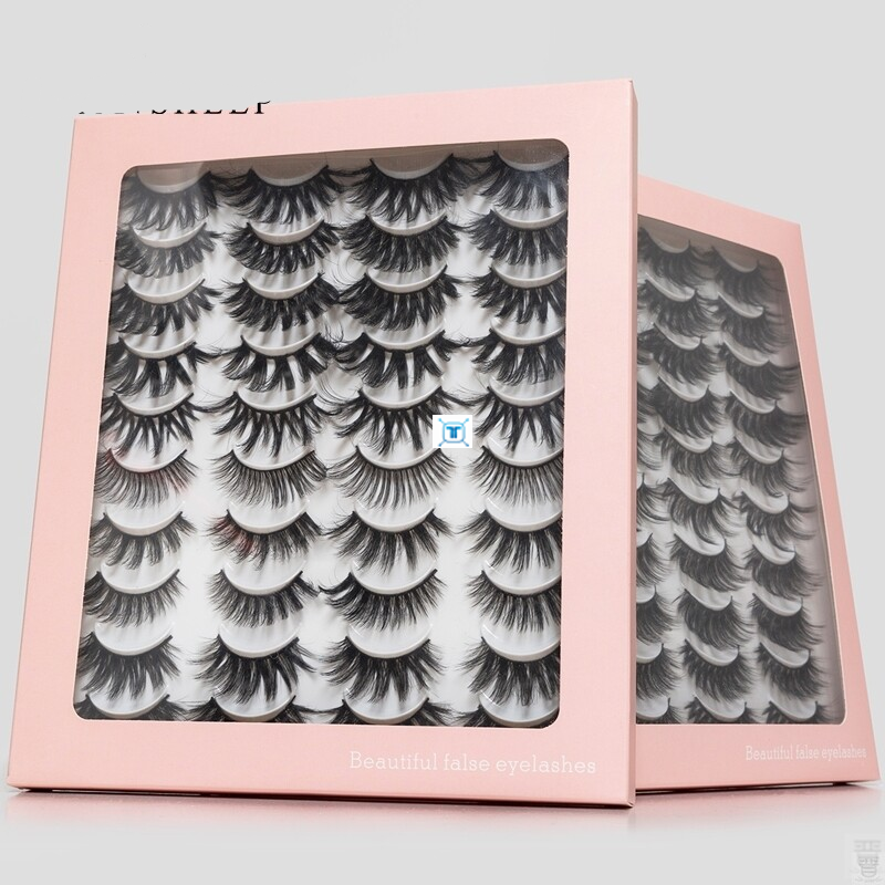 2/8/20 Pairs 3D Mink Lashes Natural False Eyelashes Dramatic 节庆用品/礼品 荧光棒 原图主图