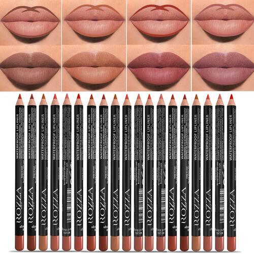 14 Color Nude Matte Lipstick Pencil Long-lasting Waterproof