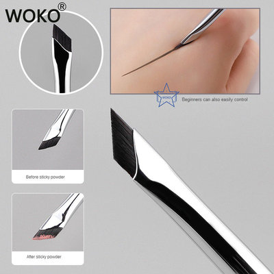Upgrade Blade Eyeliner Brush Ultra Thin Fine Angle Flat Eyeb