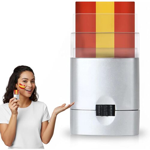 Yellow Red Eye Face Paint Sticks, Spain Sports Face Paint fo