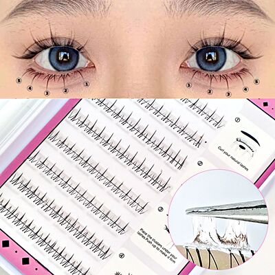 Self Adhesive Bottom Lashes No Glue Needed Reusable Under Ey
