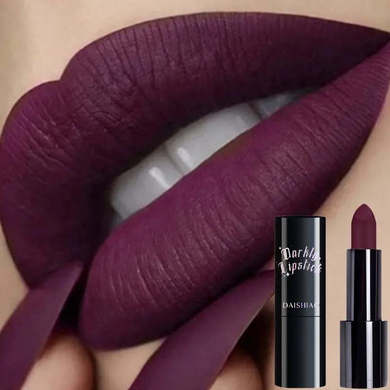 Halloween Dark Night Lipstick Waterproof and Long-lasting Bl