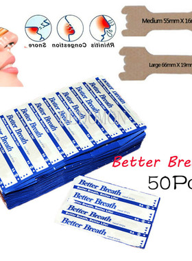 100Pcs Breathe Nasal Strips Right Way Stop Snoring Anti Snor